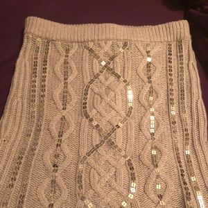 Victoria’s Secret Sequin Sweater Mini Skirt SMALL